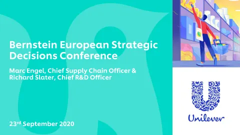 Unilever | Investor Conference Presentation Deck | 35 slides