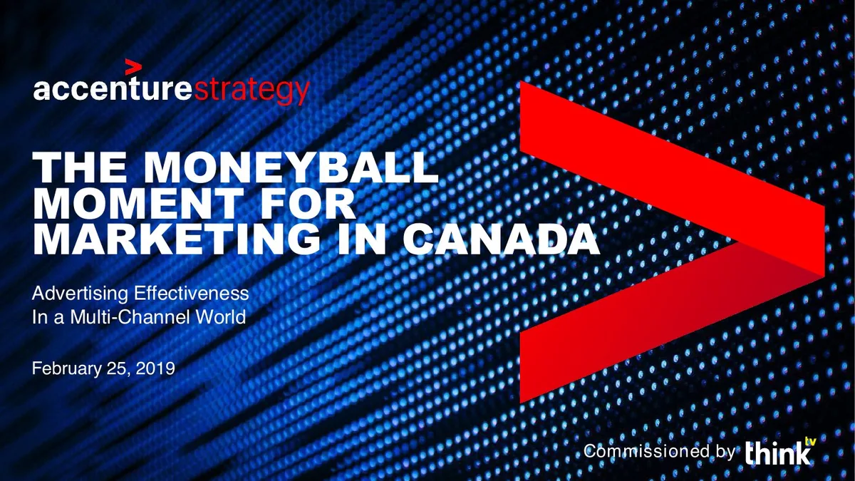 Moneyball Moment Marketing Canada · slide 1