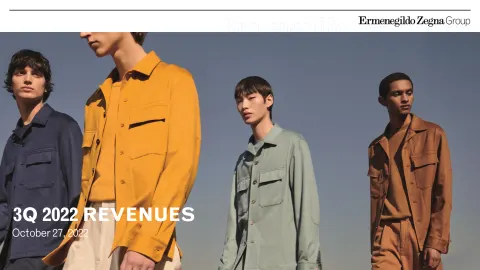 Zegna | Results Presentation Deck | 25 slides