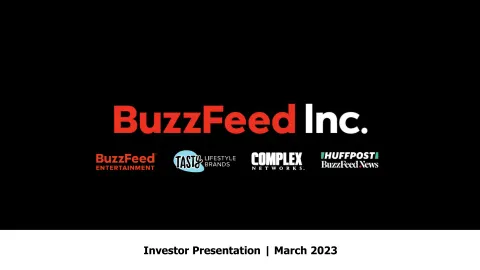 BuzzFeed | Investor Presentation Deck | 27 slides
