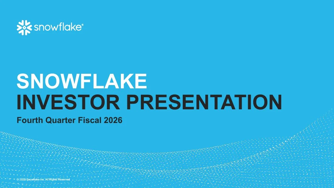 2026 Q4FY26 Investor Presentation · slide 1