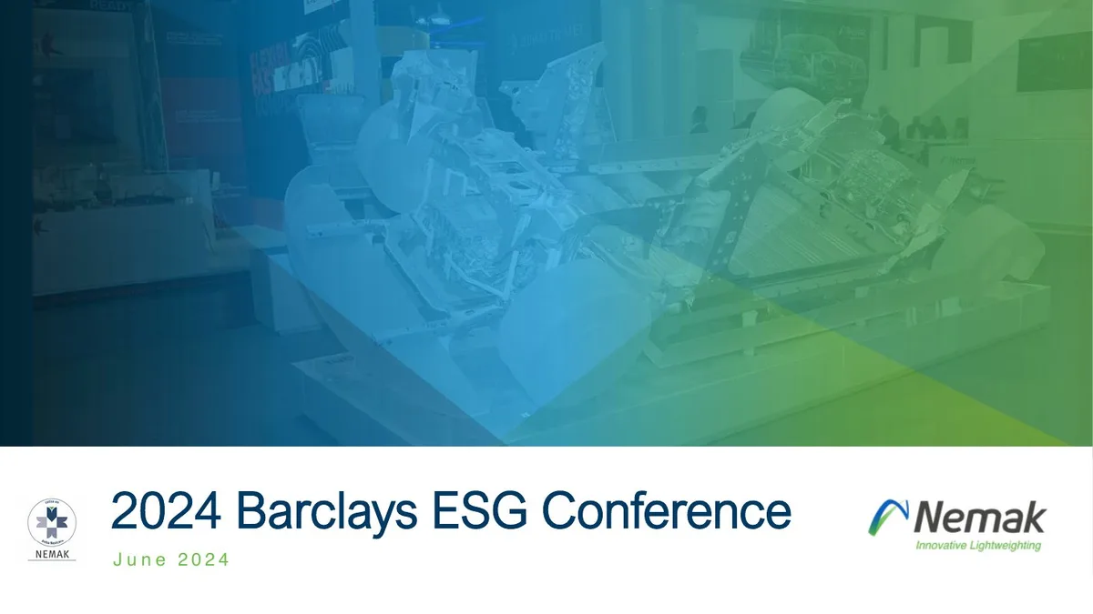 2024 Barclays ESG Conference Presentation · slide 1