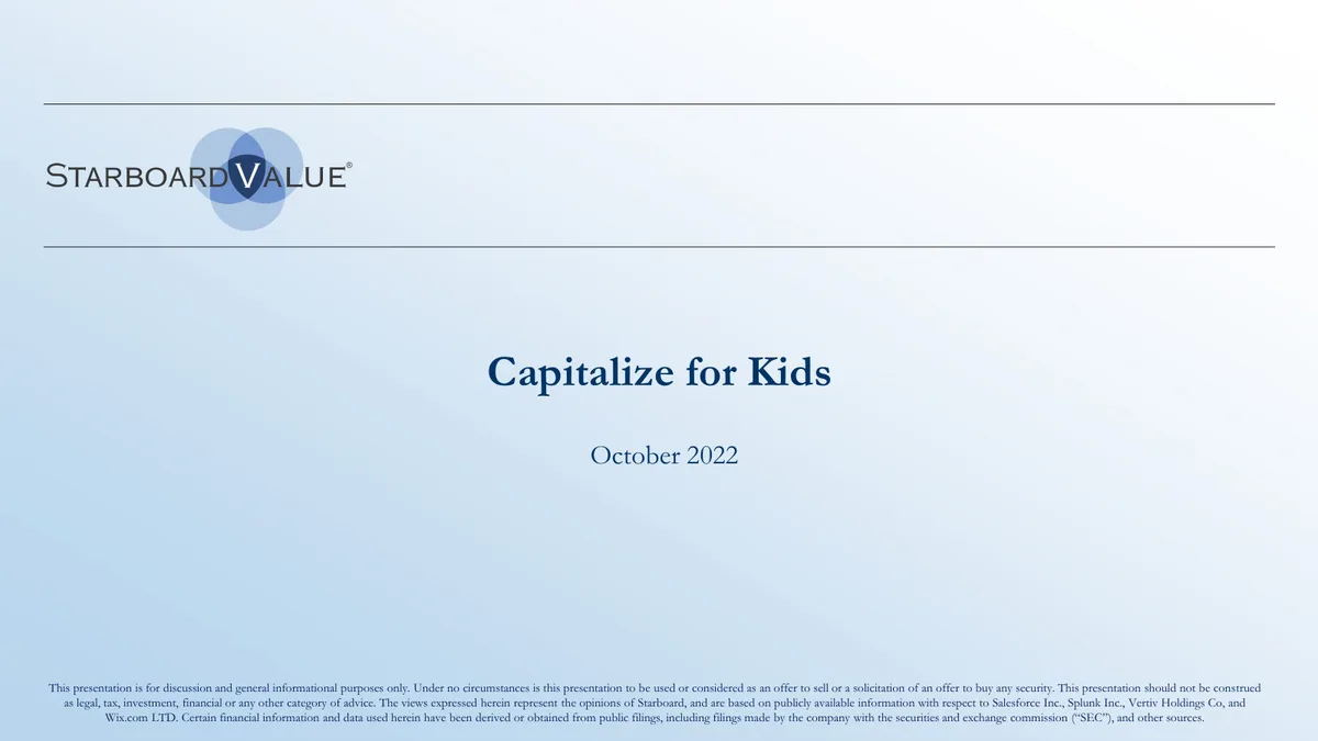 Multiple (Wix, Salesforce, Splunk, Vertiv) (WIX / CRM / SPLK / VRT) · slide 1