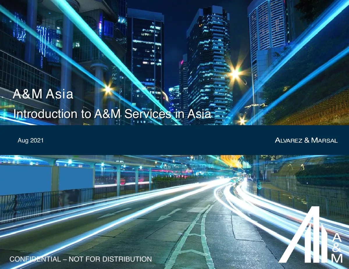 Introduction to A&M Services in Asia · slide 1