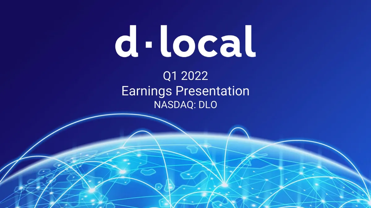 dLocal | Results Presentation Deck | 18 slides · slide 1