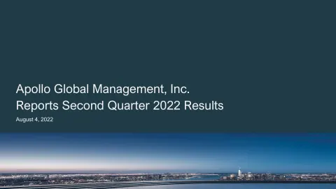Apollo Global Management | Results Presentation Deck | 45 slides