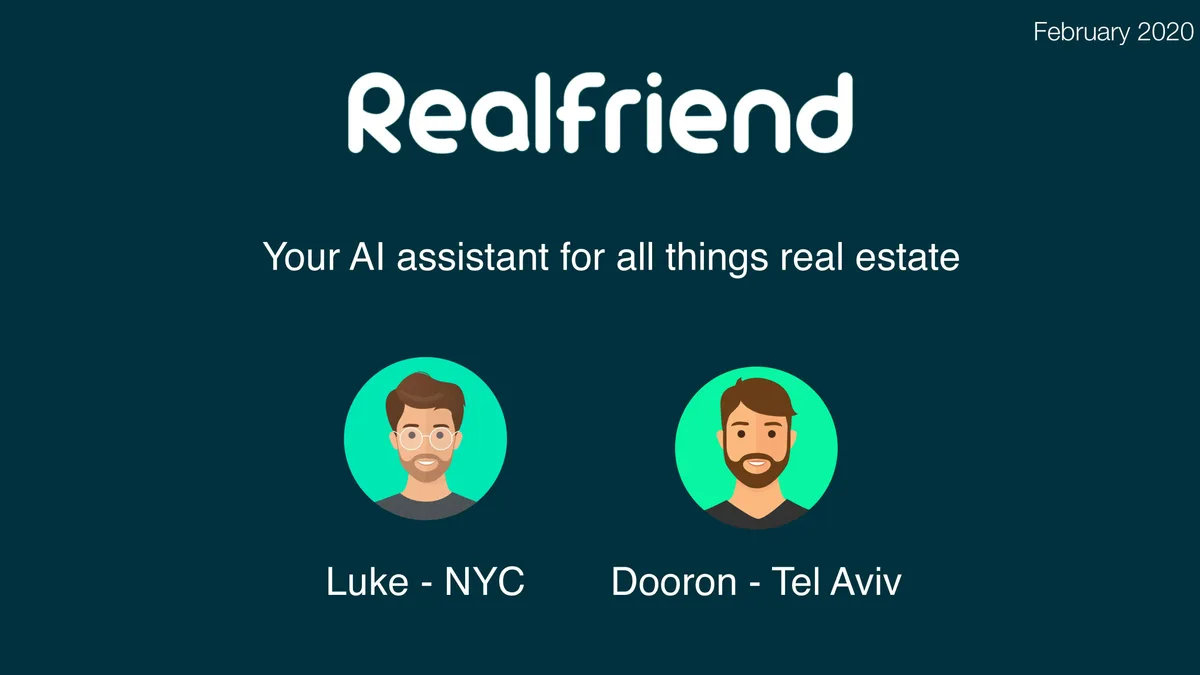 Here's the pitch deck used to raise a $4.4 million seed round for an AI chatbot looking to transform how people find apartments · slide 1