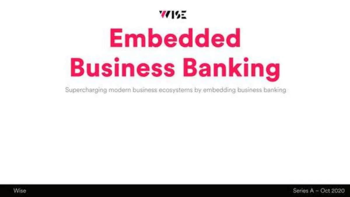Wise Pitch Deck · slide 1