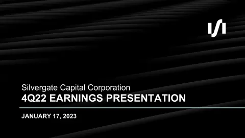 Silvergate Bank | Results Presentation Deck | 11 slides