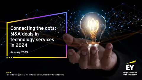ey connecting the dots m a deals in technology services in 2024