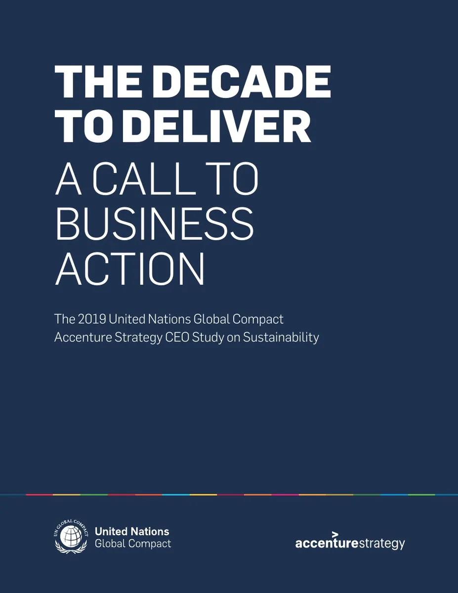 The Decade to Deliver a Call to Business Action · slide 1