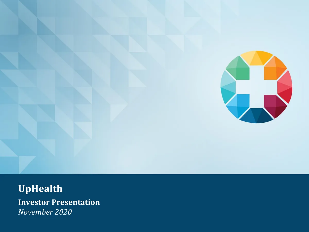 UpHealth | SPAC Presentation Deck | 48 slides · slide 1