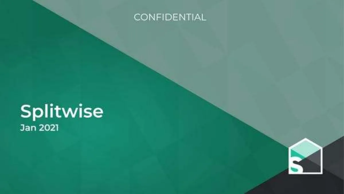 Splitwise Pitch Deck · slide 1