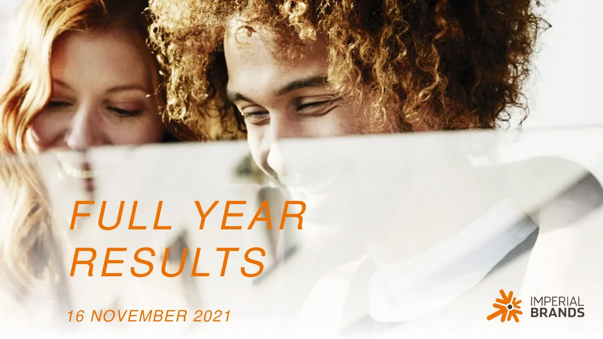 Imperial Brands | Results Presentation Deck | 64 slides · slide 1