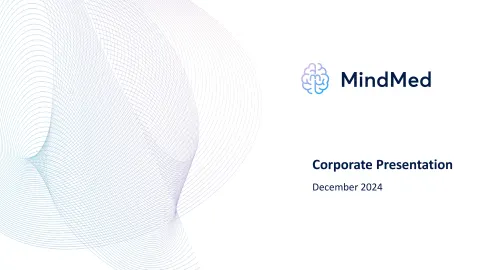 MindMed | Investor Presentation Deck | 42 slides