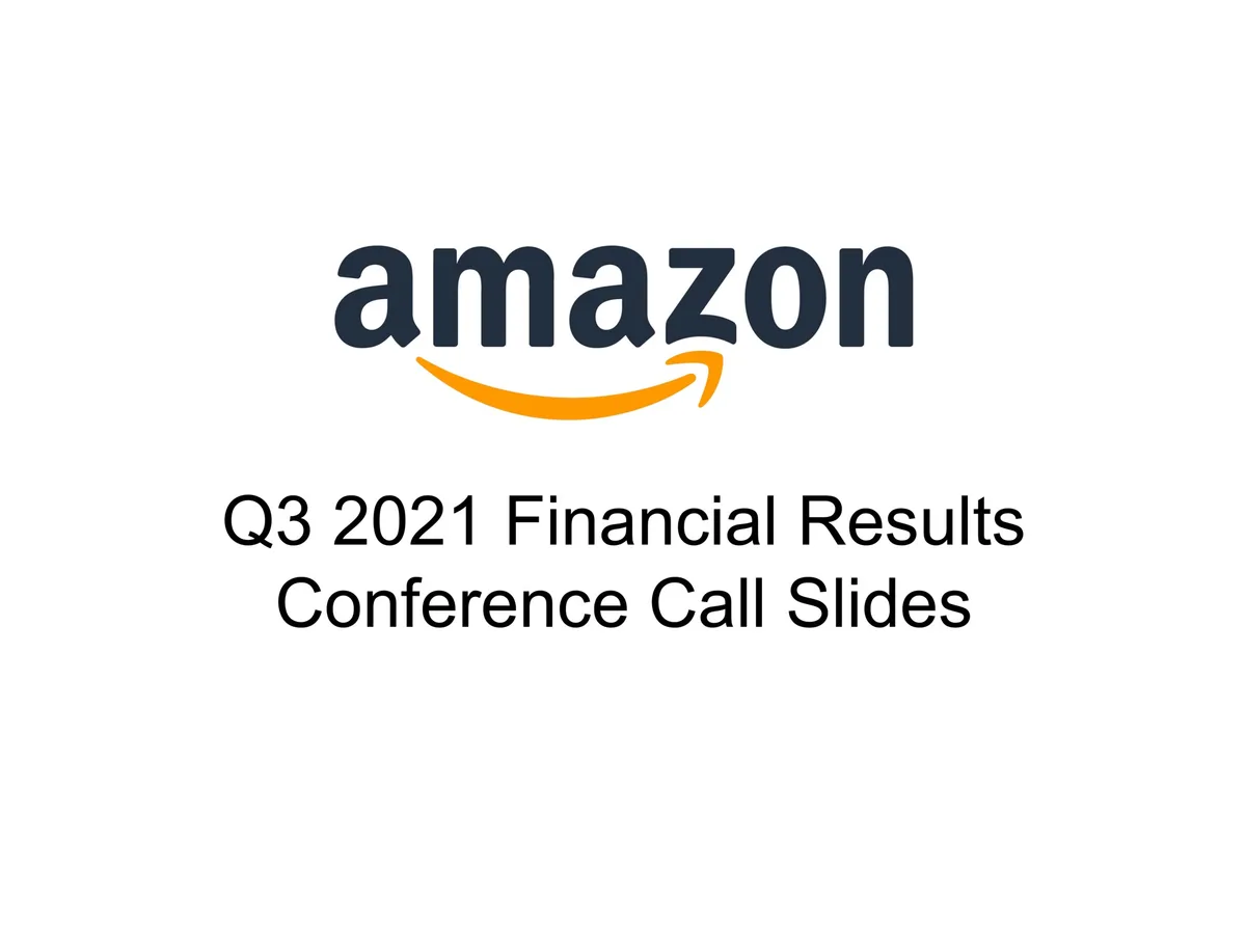 Amazon | Results Presentation Deck | 19 slides · slide 1