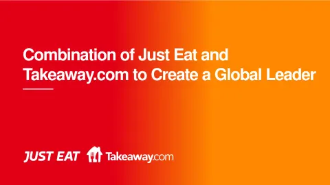 Just Eat Takeaway.com | Mergers and Acquisitions Presentation Deck | 25 slides