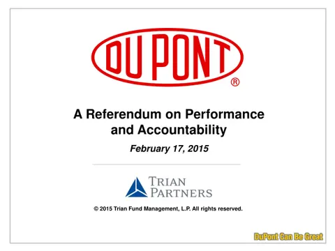E.I. du Pont de Nemours and Company (DuPont) (DD)