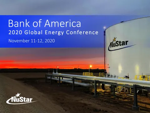 NuStar Energy | Investor Conference Presentation Deck | 37 slides