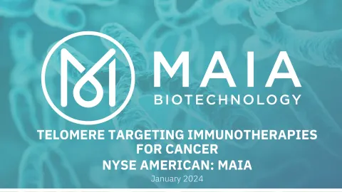 MAIA Biotechnology | Investor Presentation Deck | 31 slides