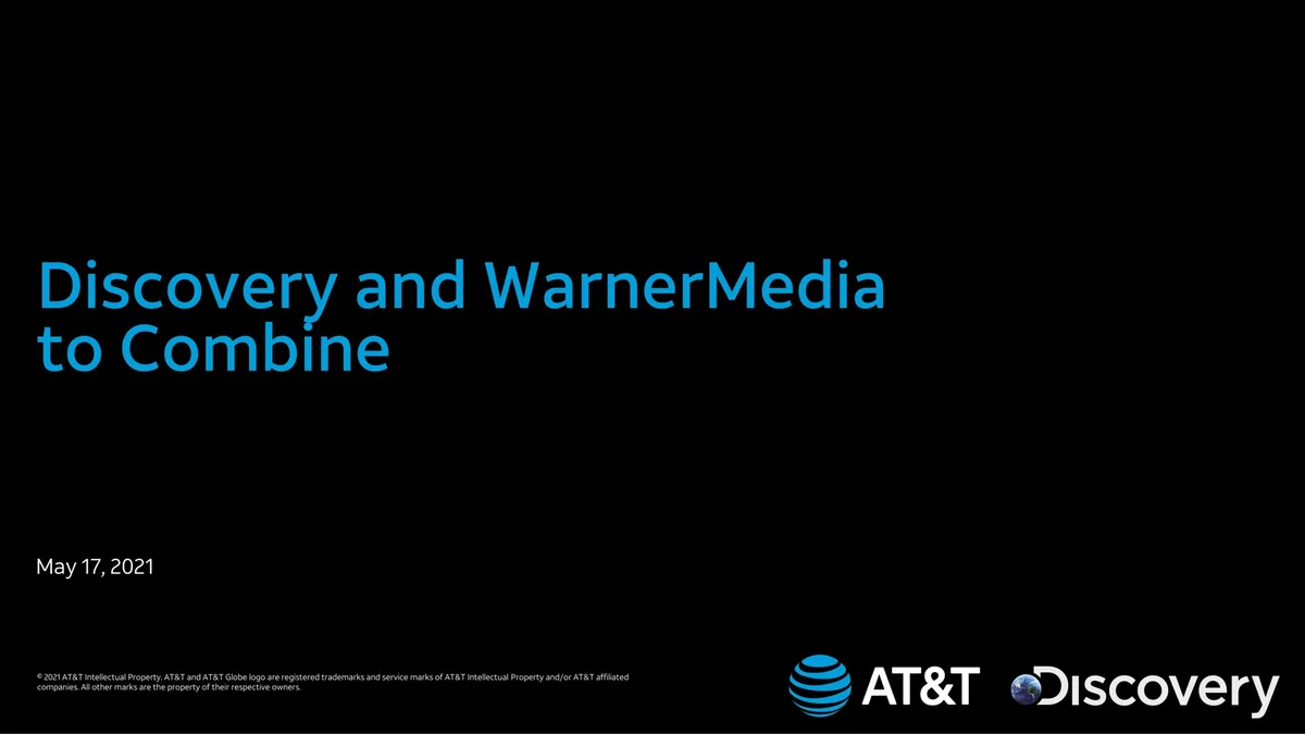 AT&amp;T | Mergers and Acquisitions Presentation Deck | 17 slides · slide 1