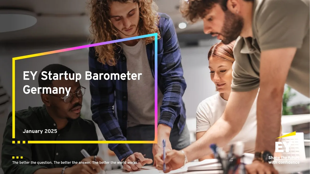 ey praesentation startup barometer 2025 englisch · slide 1