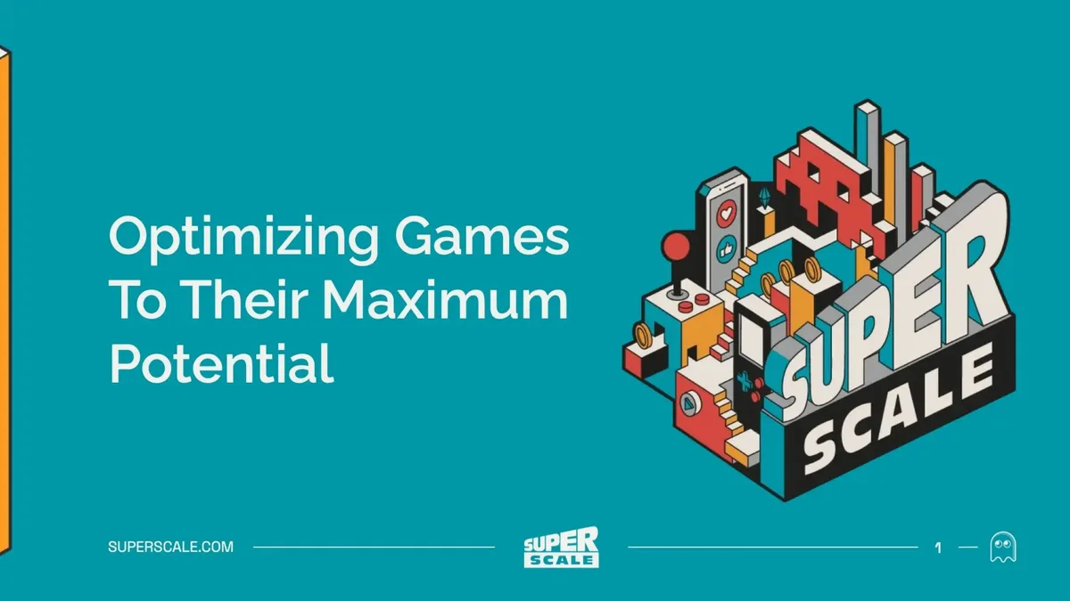 Check out the pitch deck that shows helped the startup SuperScale raise $5.4 million · slide 1