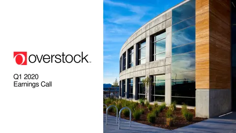 Overstock | Results Presentation Deck | 57 slides