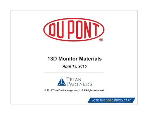 E.I. du Pont de Nemours and Company (DuPont) (DD)