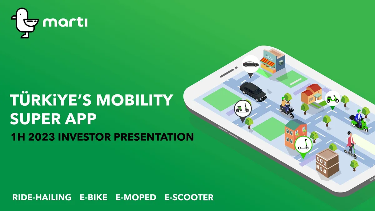 Marti | Investor Presentation Deck | 17 slides · slide 1