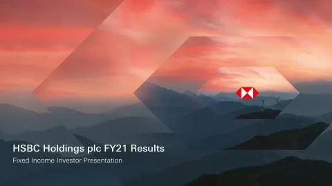 HSBC | Credit Presentation Deck | 45 slides