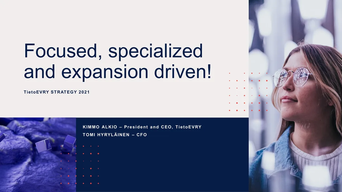 Tietoevry | Investor Day Presentation Deck | 21 slides · slide 1