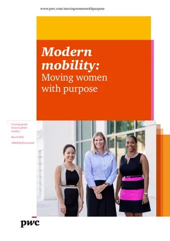 Moving women with purpose: Creating gender inclusive global mobility