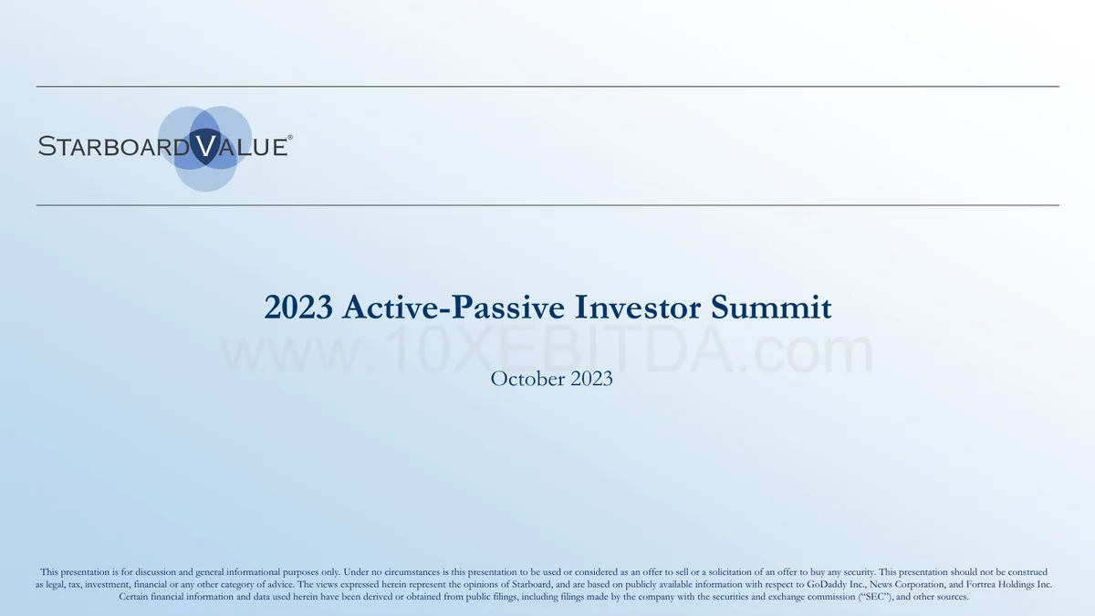 GoDaddy Inc. (GDDY) · slide 1