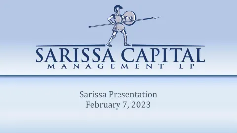 Sarissa Capital | Activist Presentation Deck | 37 slides