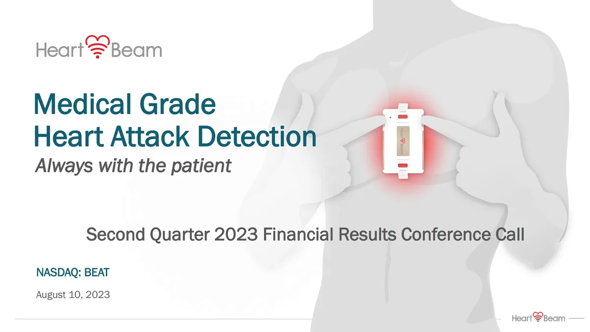 HeartBeam | Results Presentation Deck | 10 slides · slide 1