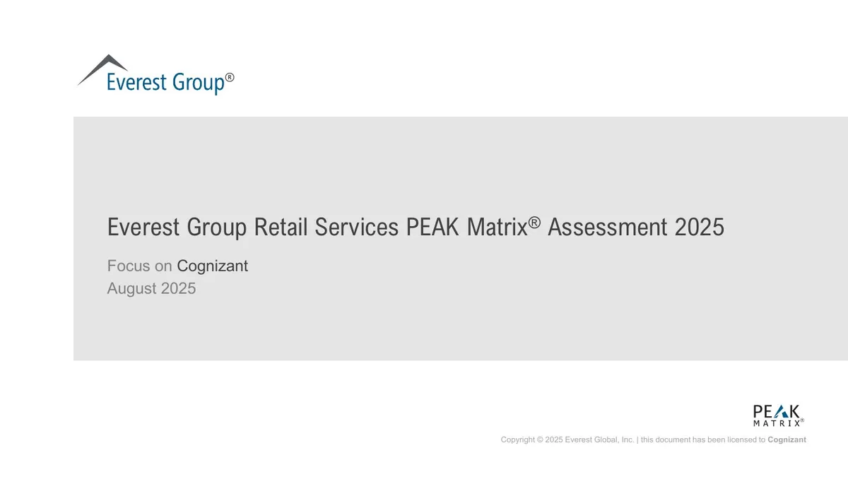 Everest Group Retail Services · slide 1