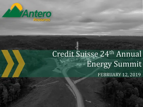 Antero Midstream Partners | Investor Conference Presentation Deck | 40 slides