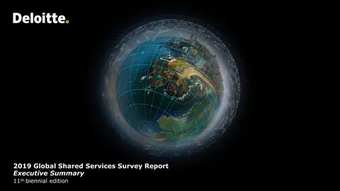 2019 Global Shared Services Survey Report 11th biannual edition