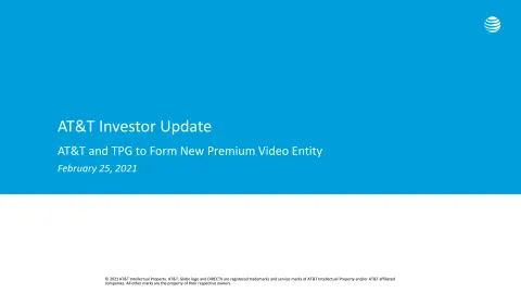 AT&amp;T | Mergers and Acquisitions Presentation Deck | 6 slides