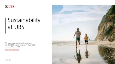 UBS | ESG Presentation Deck | 35 slides