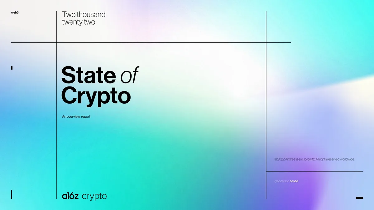 The slide uses a minimalist grid layout with a gradient background.