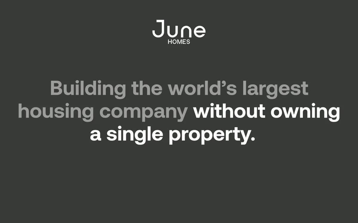 See the pitch deck a real-estate startup used to raise $27 million from SoftBank to build the world's largest housing company — without owning any homes · slide 1