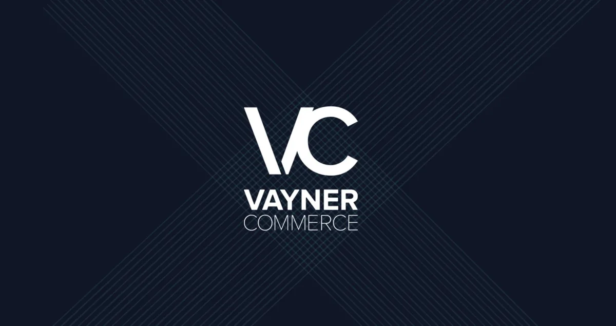 Pitch deck for VaynerCommerce, Gary Vaynerchuk's commerce consultancy · slide 1