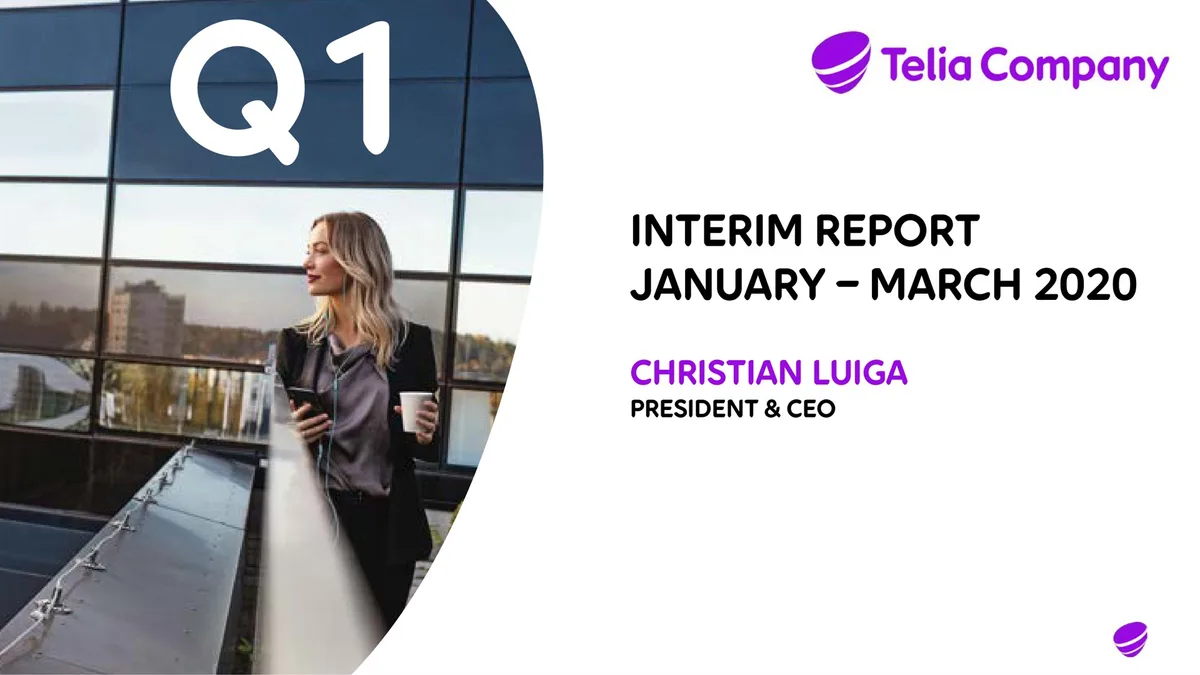 Telia Company | Results Presentation Deck | 24 slides · slide 1