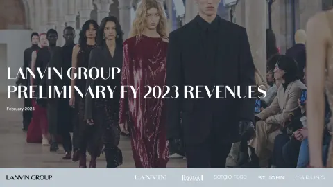 Lanvin | Results Presentation Deck | 19 slides