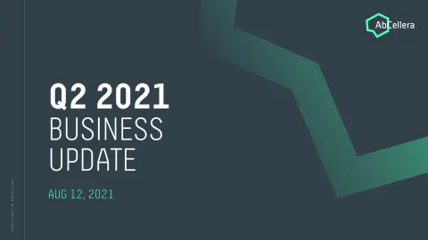 AbCellera | Results Presentation Deck | 19 slides