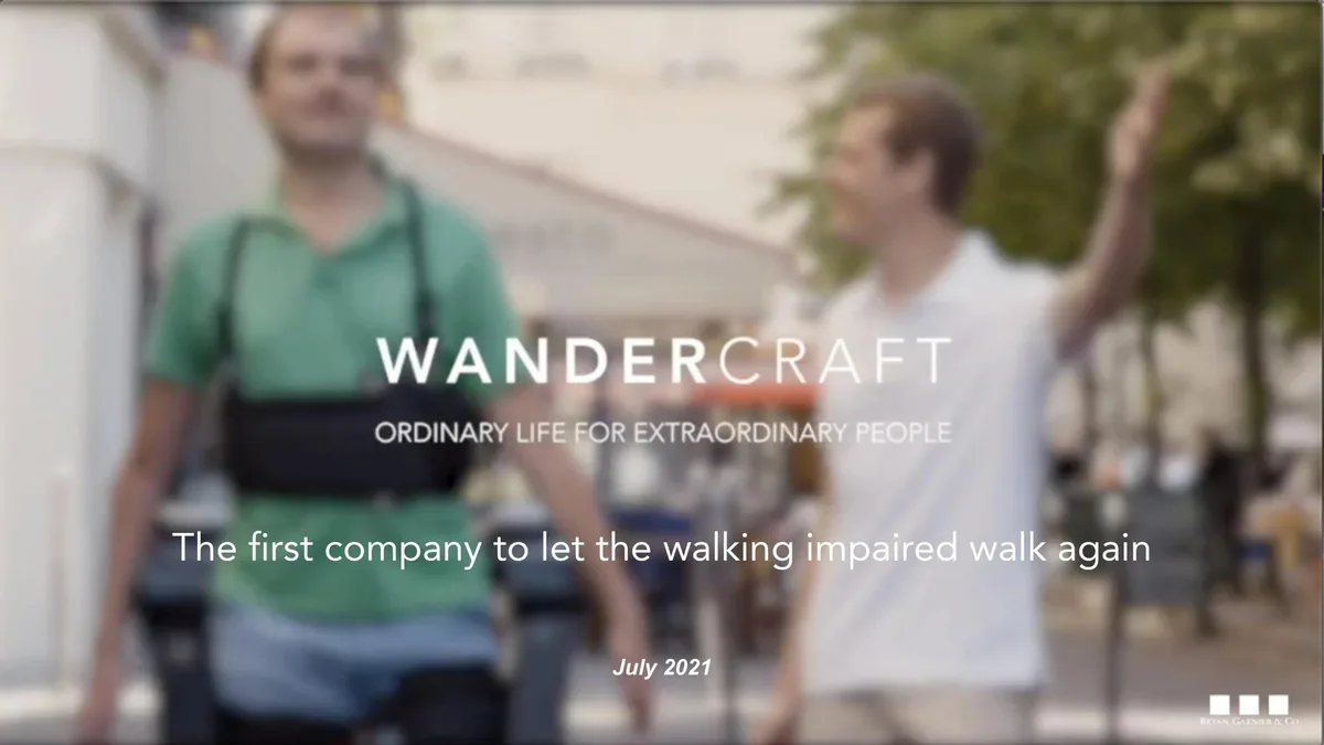 Includes company tagline and date.