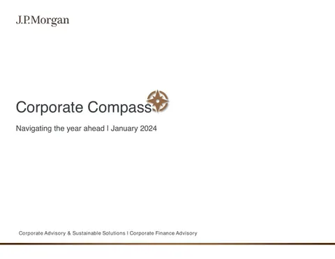 JPM Corp Fin Advisory Corporate Compass Jan 2024