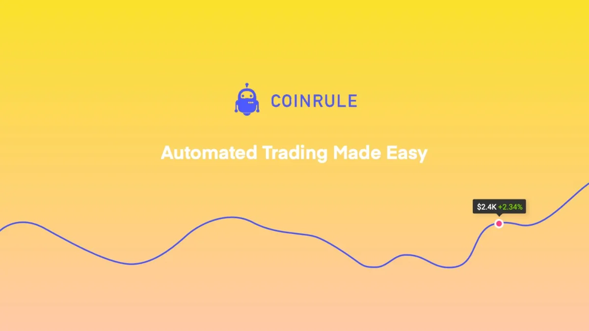 The slide uses a minimalist design with a yellow-to-orange gradient background and a single data point callout on a trend line.